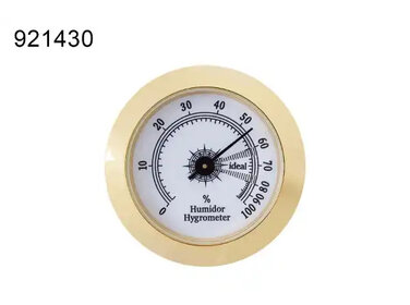 Angelo Hygrometer Messing 50 mm für den Humidor