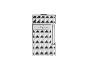 S.T. Dupont Slimmy Feuerzeug Diamantspitze Silber 028010