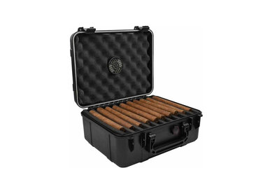 Graziani Travel Humidor 40 Zigarren aus superstarkem ABS-Kunststoff