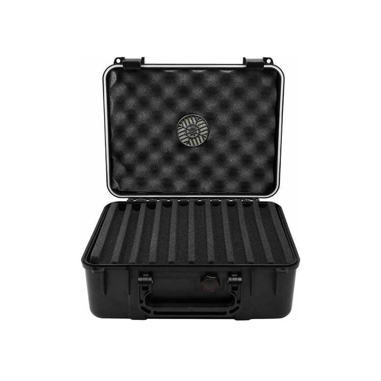 Graziani Travel Humidor 40 Zigarren aus superstarkem ABS-Kunststoff - Wasserdicht bis 30 m Tiefe