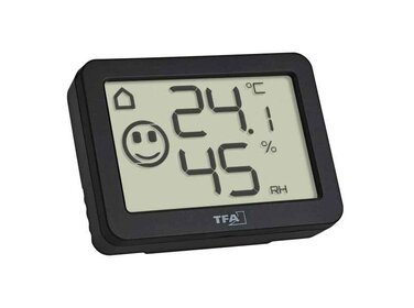 Angelo Hygrometer TFA Digital 5,5 × 4 × 1,5 cm Schwarz