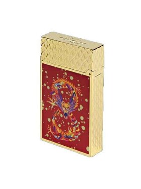 S.T. Dupont LIGNE 2 GOLDEN DRAGON ROT