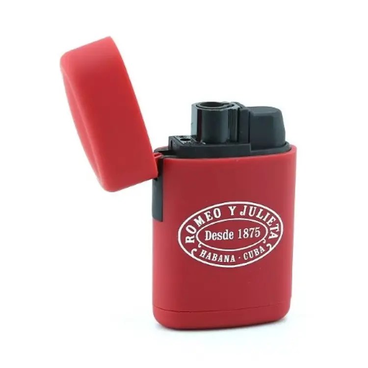 Romeo y Julieta Feuerzeug Rot in Markenfarbe