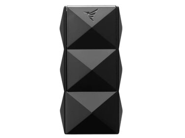 Colibri  Feuerzeug Quasar II Schwarz mit Doppel-Jet und Bohrer 9 mm
