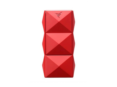 Colibri  Feuerzeug Quasar II Rot mit Doppel-Jet und Bohrer 9 mm