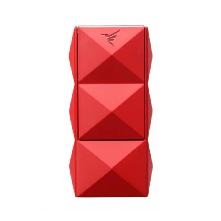 Colibri  Quasar II Feuerzeug Rot mit Doppel-Jetflamme und Bohrer 9 mm