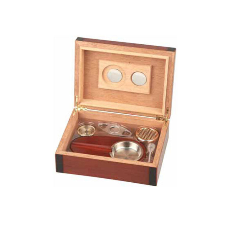 Graziani Humidor-Set Cherry 2-tone für ca. 25 Zigarren