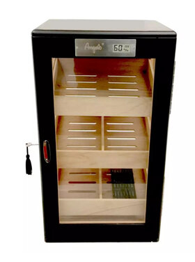 Angelo Humidor Schrank Kabinett schwarz