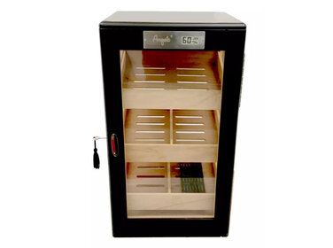 Angelo Humidor Schrank Kabinett schwarz