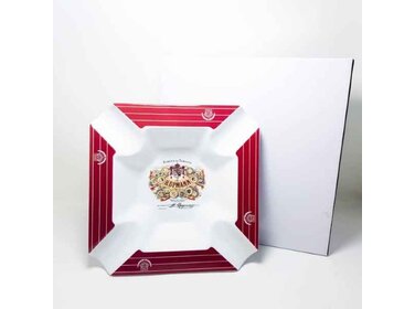 H.Upmann Aschenbecher Keramik Weiss für 4 Raucher