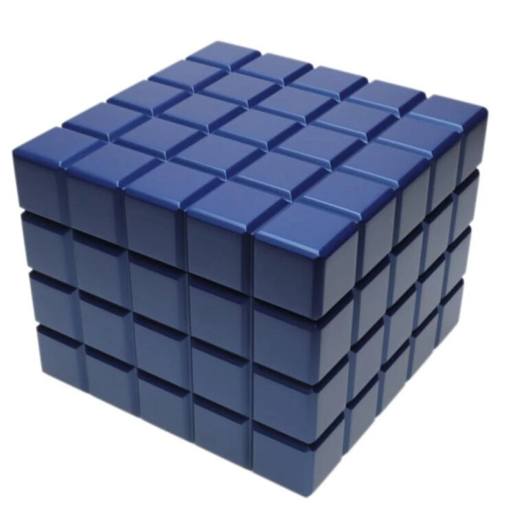 Colibri Heritage Cube Humidor Blau für 40–50 Zigarren