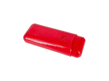 Montes Ubrique rotes Zigarrenetui für 2 Zigarren