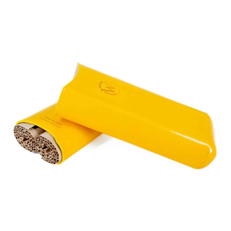 Montes Ubrique  gelbes Zigarrenetui für 2 Zigarren