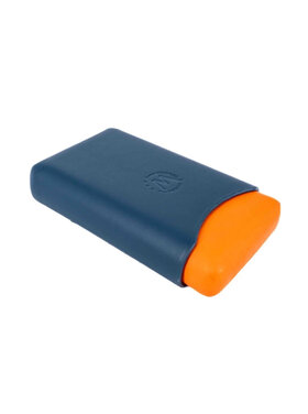 Montes Ubrique Zigarrenetui in Blau und Orange für 3 Zigarren