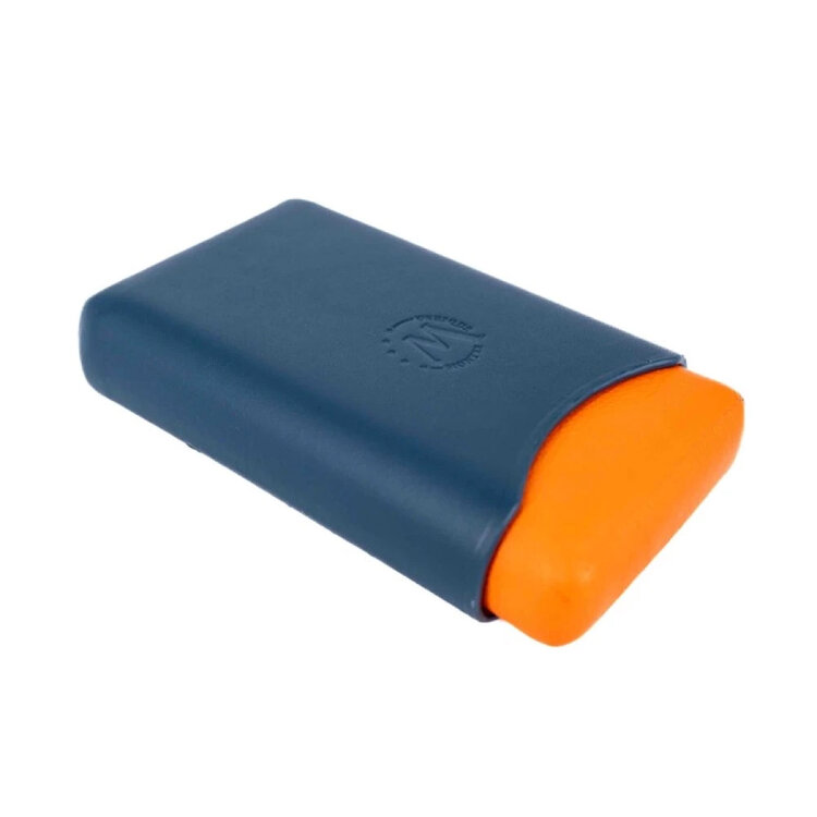 Montes Ubrique  Zigarrenetui in Blau und Orange für 3 Zigarren