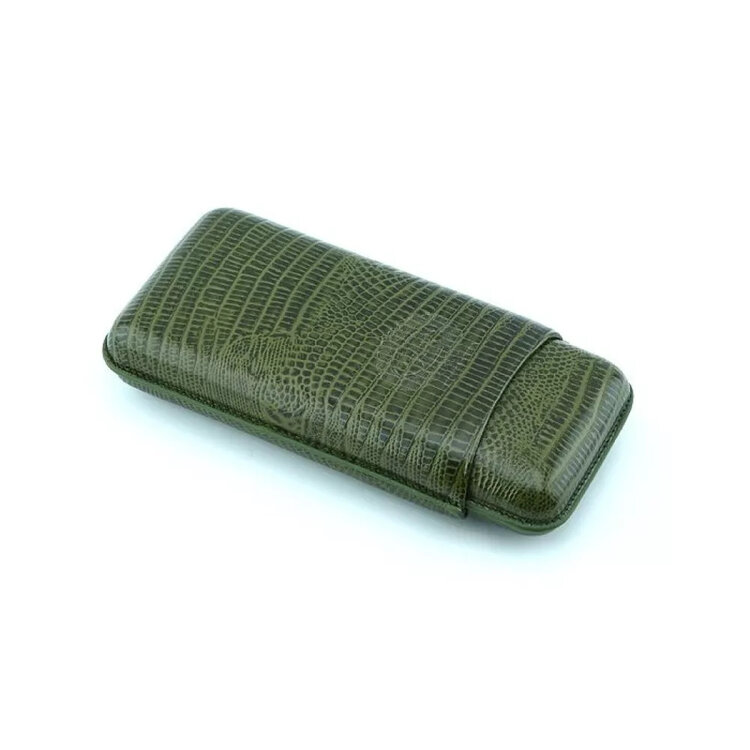 Hoyo De Monterrey  Grünes Zigarrenetui für 3 Zigarren