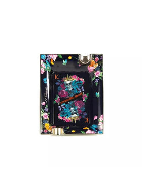 S.T. Dupont Zigarrenaschenbecher mit Skull & Flowers Muster