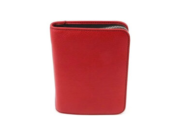 Adorini Zigarrentasche, echtes Leder, rot, 5-7 Churchill Zigarren