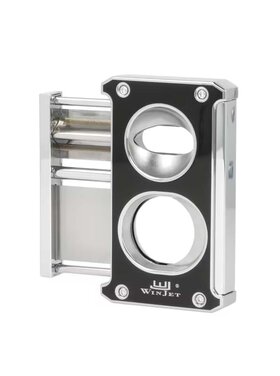 Winjet Zigarrenschneider 3 in 1 Schwarz/Chrom