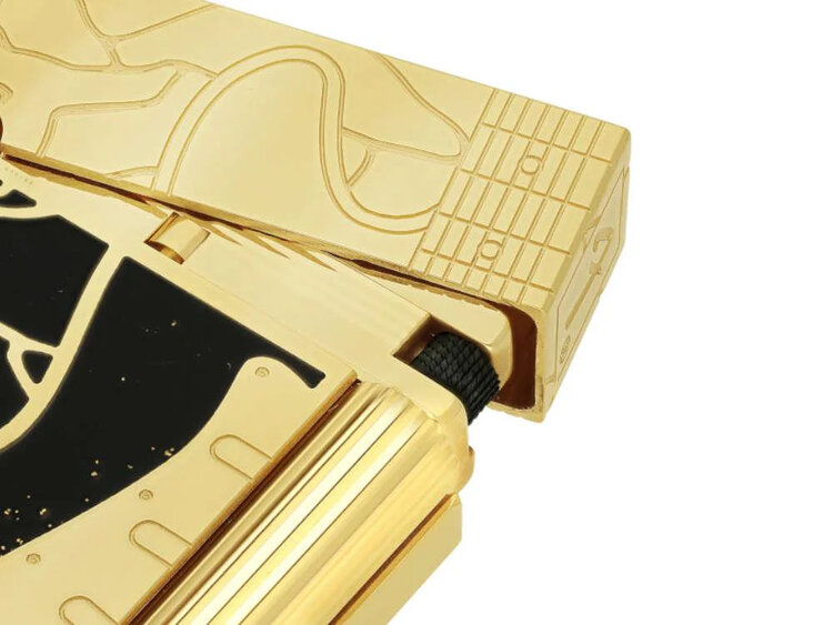 S.T. Dupont  Fender Ligne 2 Cling Feuerzeug, Limitierte Auflage, C16025CL