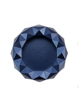 Colibri Quasar Zigarrenaschenbecher aus blauem Rundmetall