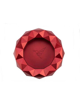 Colibri Quasar Zigarrenaschenbecher aus rotem Rundmetall
