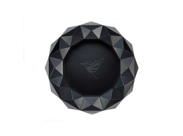 Colibri  Aschenbecher Quasar Schwarz rund 16,5 cm