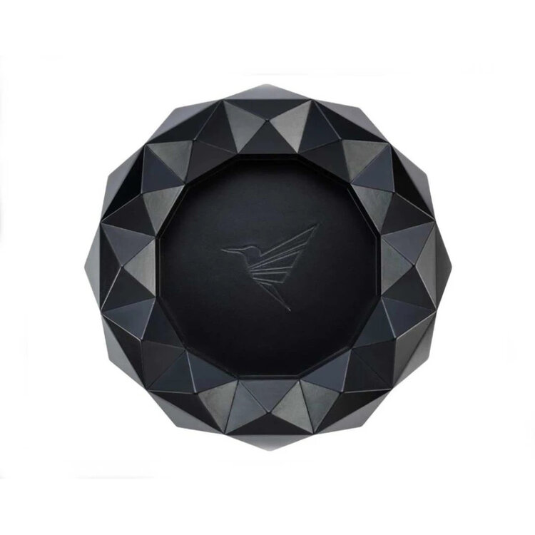 Colibri Colibri Quasar Zigarrenaschenbecher aus schwarzem Rundmetall