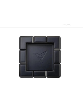 Colibri Heritage Cube schwarzer Aschenbecher