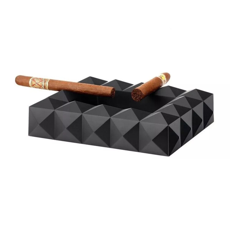 Colibri  Quasar Zigarrenaschenbecher aus schwarzem Metal