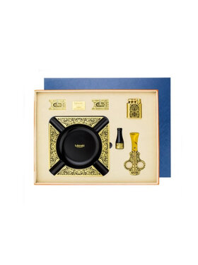 Lubinski Exklusives Zigarrenset mit Goldmuster - 5 Stück