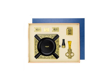 Lubinski Exklusives Zigarrenset mit Goldmuster - 5 Stück