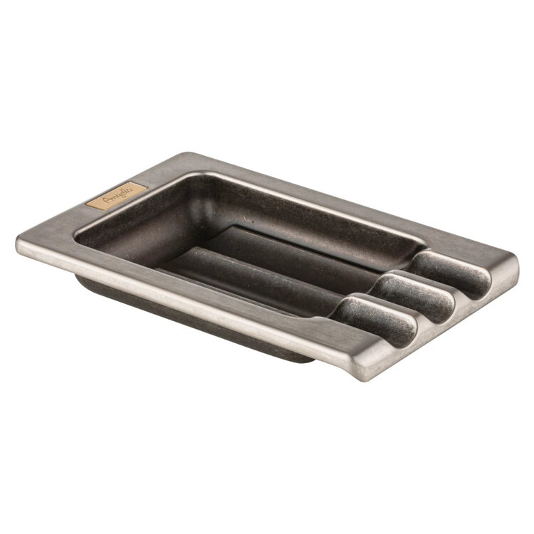 Angelo  Antiker Tisch Zigarrenaschenbecher aus Metall