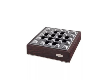 Angelo Zigarrenaschenbecher für 4 Zigarren - Dunkelgrau