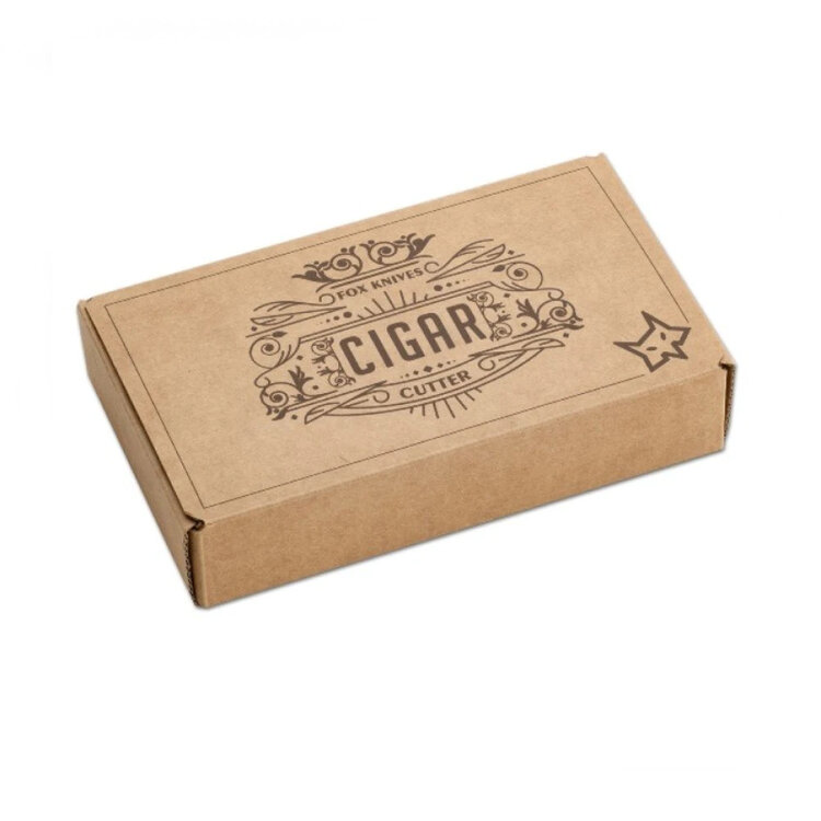 FOX KNIVES Tischzigarrenschneider mit Aschenbecher, Edelstahl