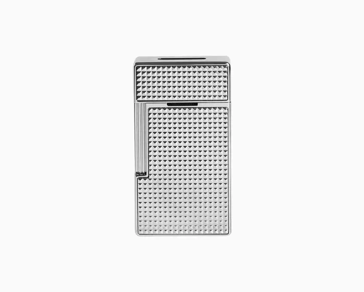 S.T. Dupont Biggy Feuerzeug Diamond Head Silber/Chrom 025210