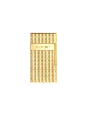 S.T. Dupont Biggy Feuerzeug Diamond Head Gold 025209