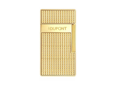 S.T. Dupont Biggy Feuerzeug Diamond Head Gelbgold 025209