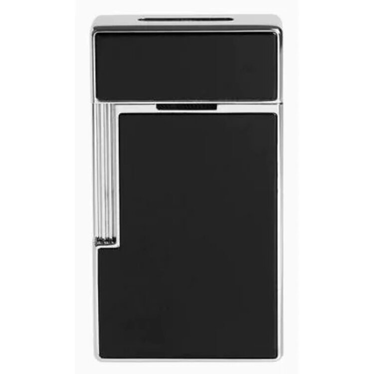 S.T. Dupont Biggy Feuerzeug Schwarzlack/Chrom 025221