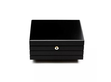 Adorini Humidor Firenze Medium Deluxe Schwarz für 75 Zigarren