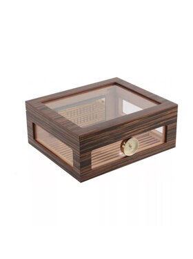 Adorini Humidor Treviso Deluxe Ebenholz mit Glas für 75 Zigarren