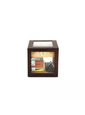 Adorini Cube Deluxe Humidor Walnuss