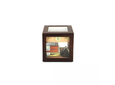 Adorini Cube Deluxe Humidor Walnuss