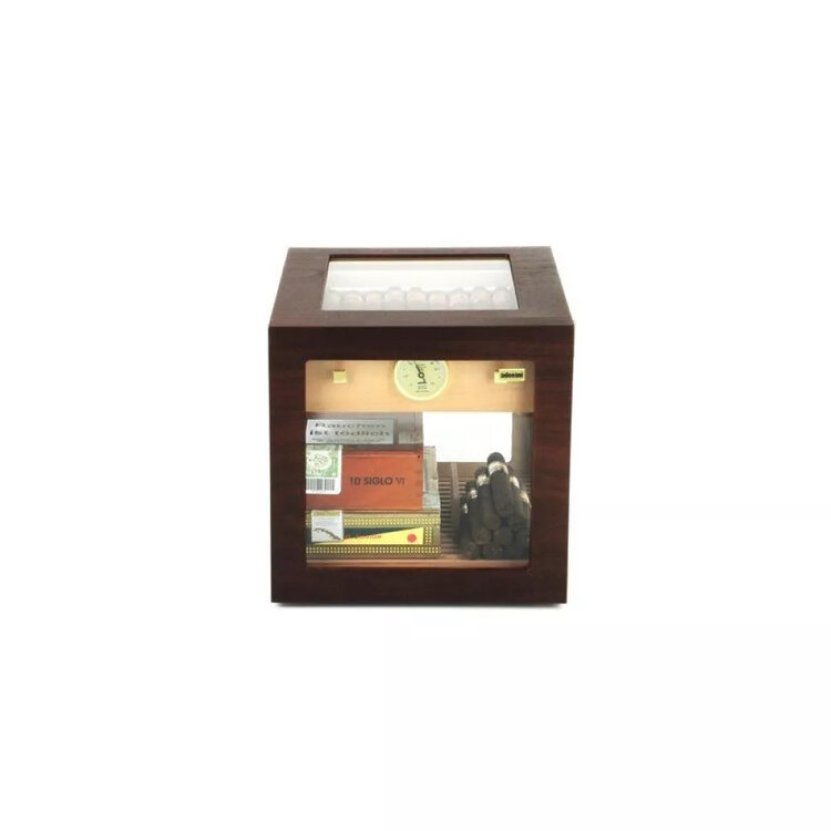 Adorini Cube Deluxe Humidor Walnuss