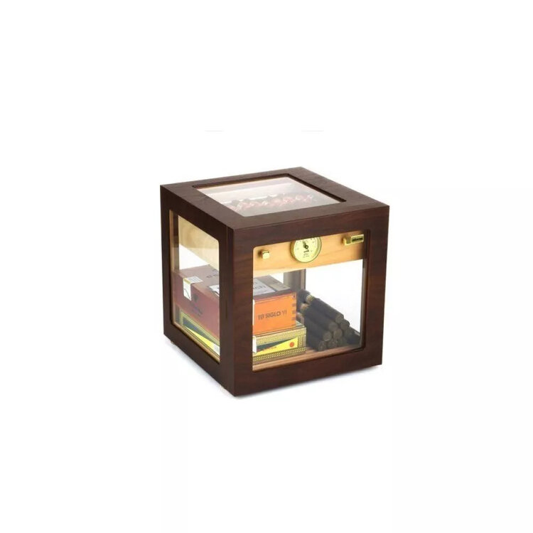 Adorini Cube Deluxe Humidor Walnuss