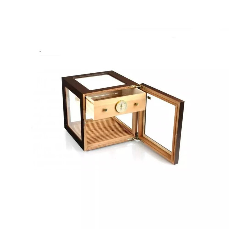 Adorini Cube Deluxe Humidor Walnuss