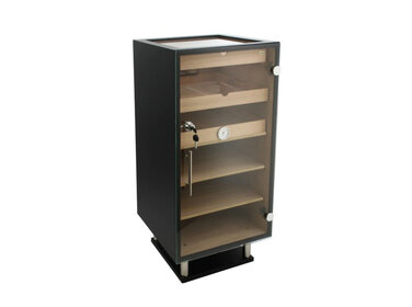Adorini Humidorschrank Prato Deluxe Schwarz für 1200 Zigarren