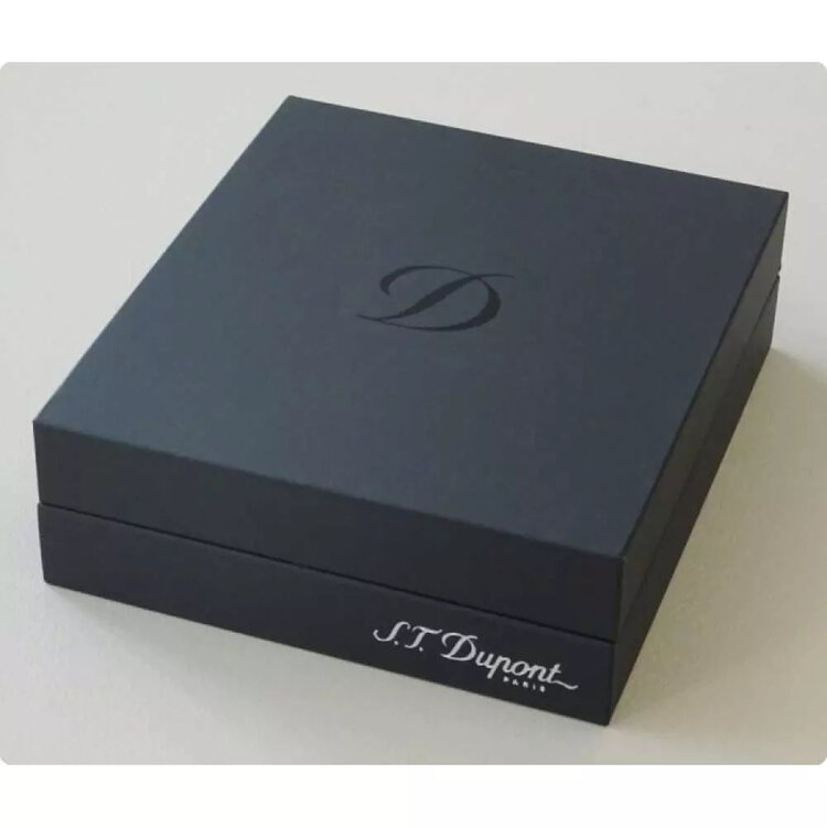 S.T. Dupont  Feuerzeug Line 2 silver Finish 16184