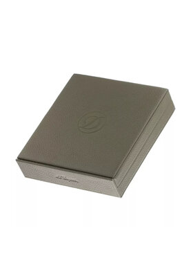 S.T. Dupont Zigarren Travel Humidor Leder Kaki Ref.001356 Box&Pap. Full Set Neu