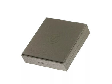 S.T. Dupont Zigarren Travel Humidor Leder Kaki Ref.001356 Box&Pap. Full Set Neu